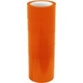 Клейкая лента упаковочная 48мм х 66м 45мкм оранжевый (6 шт/уп)
