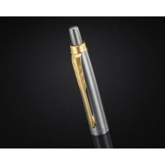 Ручка шариковая Parker Jotter XL Grey GT 1мм, кнопочн,син,под.кор, 2213722
