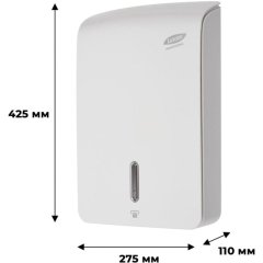 Диспенсер для полотенец лист Luscan Prof Etalon Z-слож maxi белый 151061