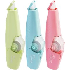 Корректирующая лента Deli LonGreen EH378,5мм х 6м, 65% PCR, 3цв в асс