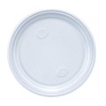 Тарелка одноразовая Комус d 210мм, белая, ПП, 500 шт/кор