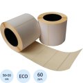 Термоэтикетки ЭКО 58х30, 900 шт/рул, вт.40  60 рул/уп