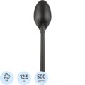 Ложка однор.чайная. ПП набор 1/1 черн.в инд.уп., 500 шт/кор (H11-017)
