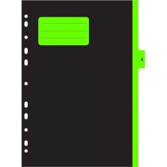 Разделитель листов с индексами Attache , А4,цифровой 1-12 , картон