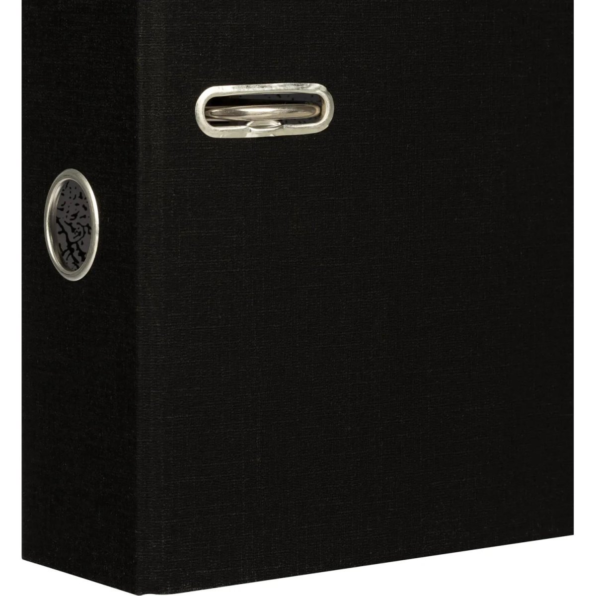 Папка-регистратор 75мм Attache А4 черная РР/бумага без мет. уголка