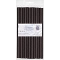 Трубочки для коктейля  бумажная чёрная 197мм, d-6мм, 2500шт/кор