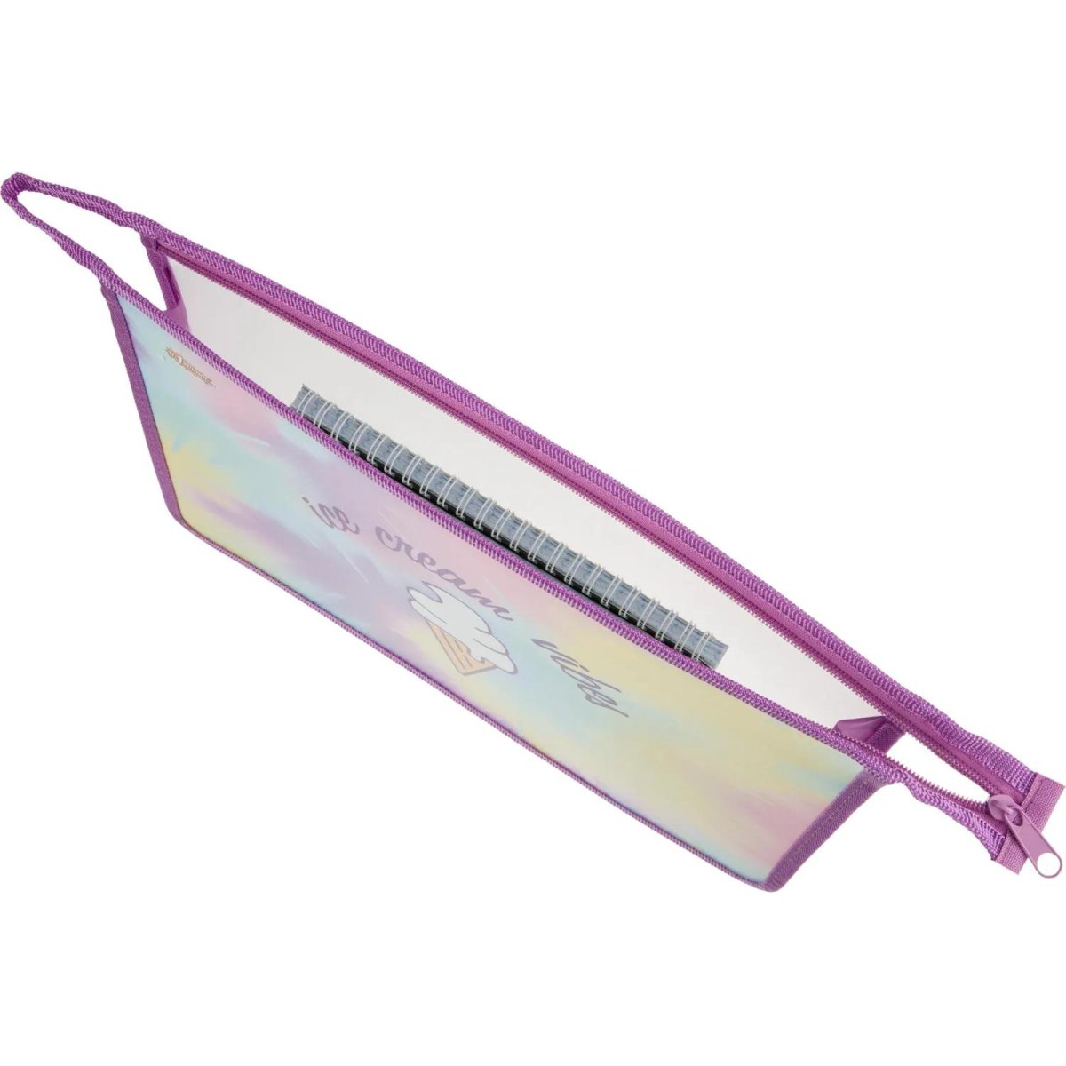 Папка для тетрадей Enjoy А4 на молнии,пластик,ПТ-813