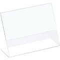 Ценникодержатель настольный д/инф.и L-образный 80x60мм, горизонт.,20шт/уп.