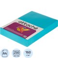 Бумага цветная Attache (А4,160г, синий интенсив) пачка 250л