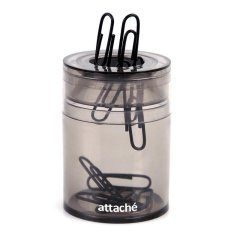 Скрепочница магнитная Attache, цвет графит
