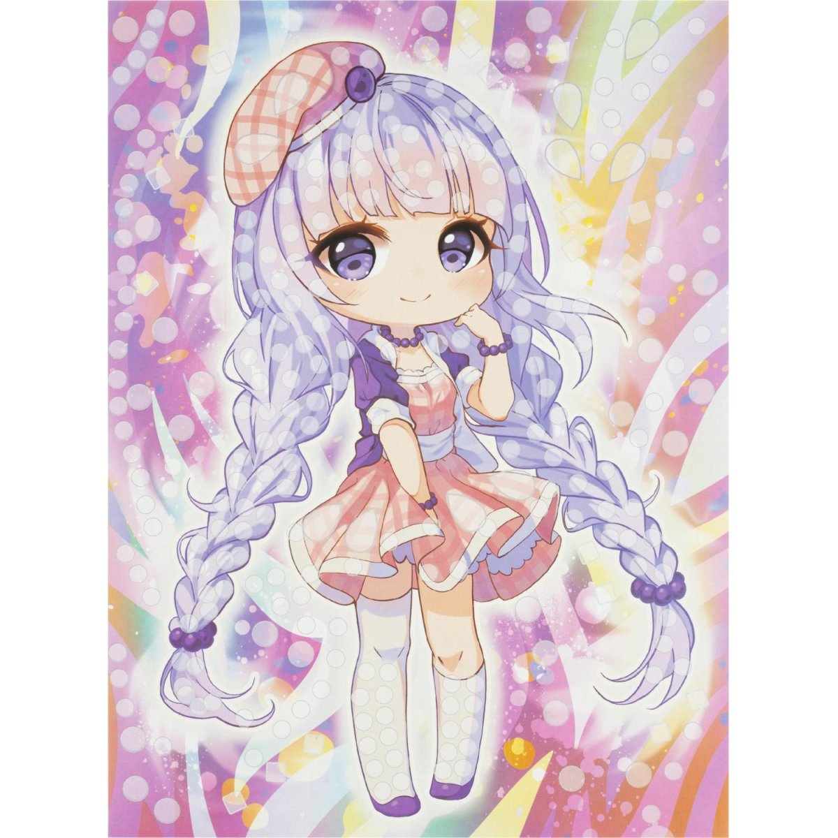 Мозаика кристальна 17x23 см Милашка Аниме, набор МУЛЬТИ АРТ CRYST-PINTAN