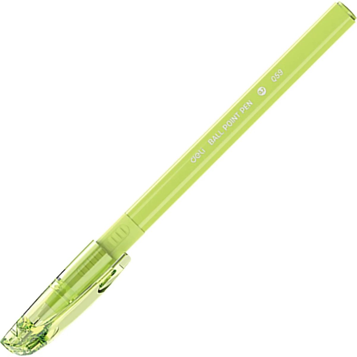 Ручка шариковая неавтомат. Deli EQ59,иг.нак0,7,3гр,мягк.грип,син,в асс