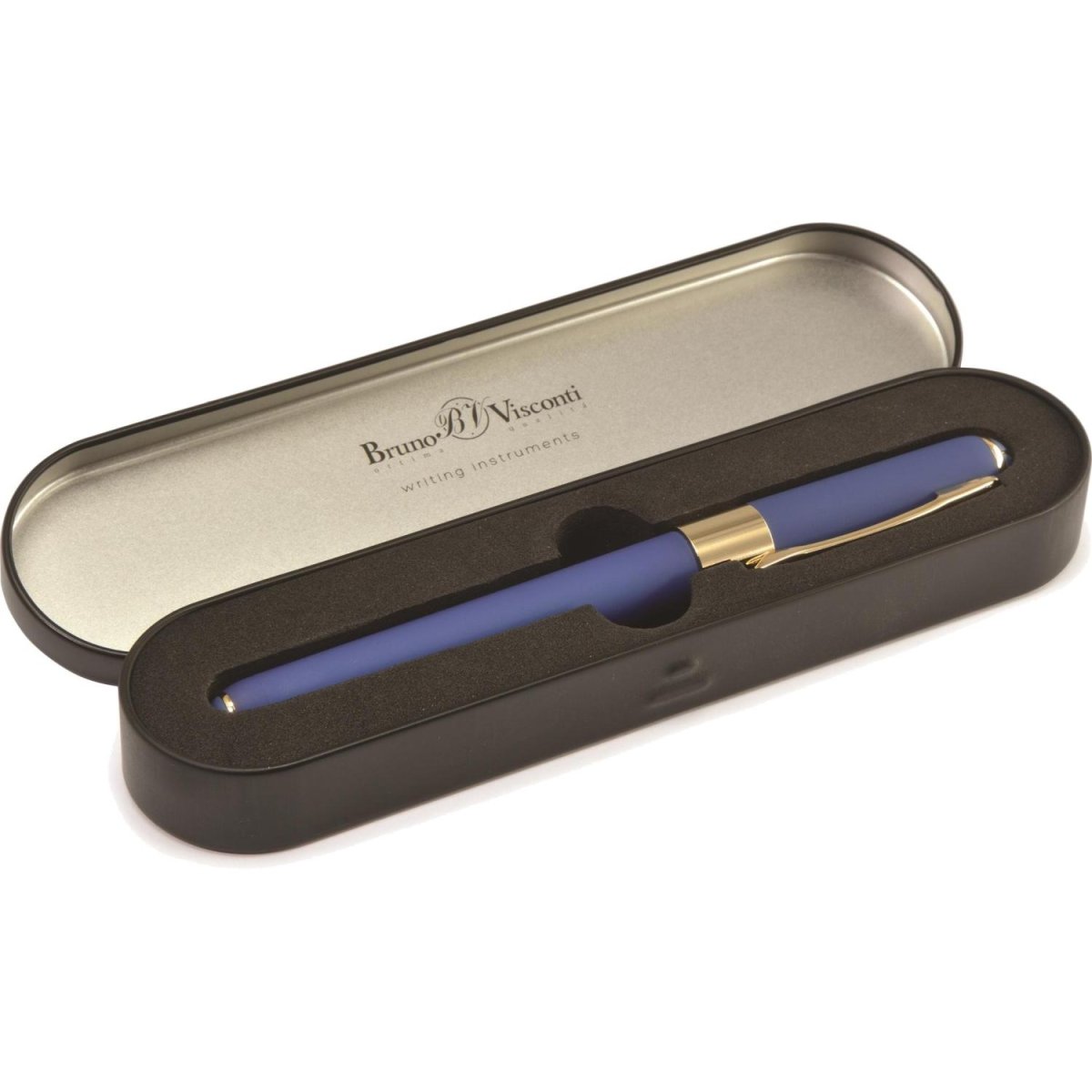 Ручка шариковая MONACO 0.5мм,син,корп.тем-син/футляр черный 20-0125/607