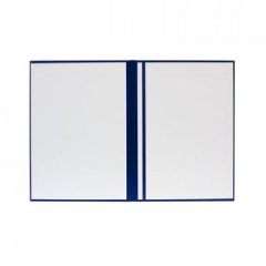 Папка адресная КОНКОРД, синий, А4