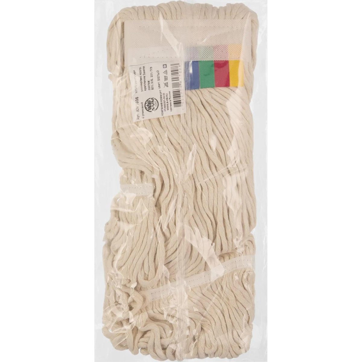 Насадка МОП кентукки, 400 г, хлопок, белый, лайт KN1035