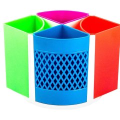 Подставка-органайзер д/канц.мелочей Attache fantasy 8отд вращающ ассорти