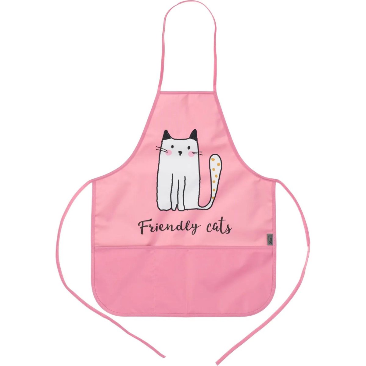 Фартук для труда Комус КлассFriendly cats карман,нарукв,490x390мм,ФН61-20-2