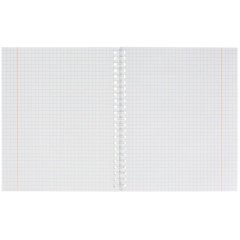 Тетрадь Акварель гребень картон А5 80л желтый