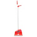 Комплект для уборки совок с щеткой для пола AF201-R, длинный ворс, красный