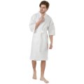 Халат вафельный Luscan Кимоно размер 54-56, белый