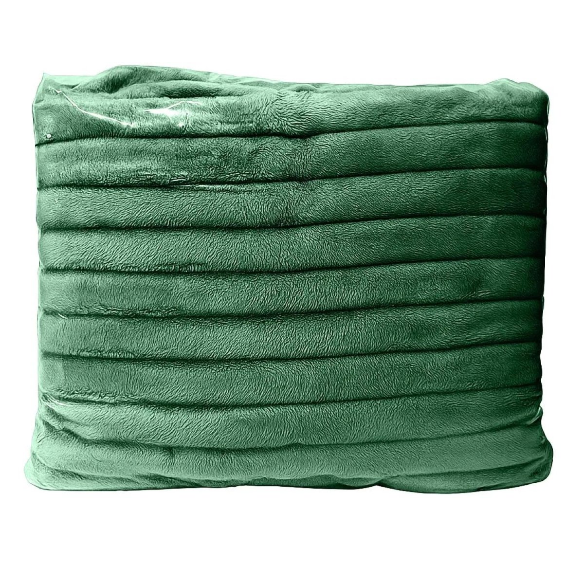 Покрывало 150х200 BRAVO Family велсофт Волна г/к №94 изумрудный в пакете