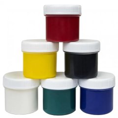 Краски пальчиковые 6 цв. Луч (40 мл). 24С 1508-08