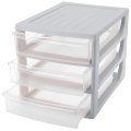 Бокс с выдвижными лотками А4 260х368х265мм 3выдв.отд, светло-сер. 433223930