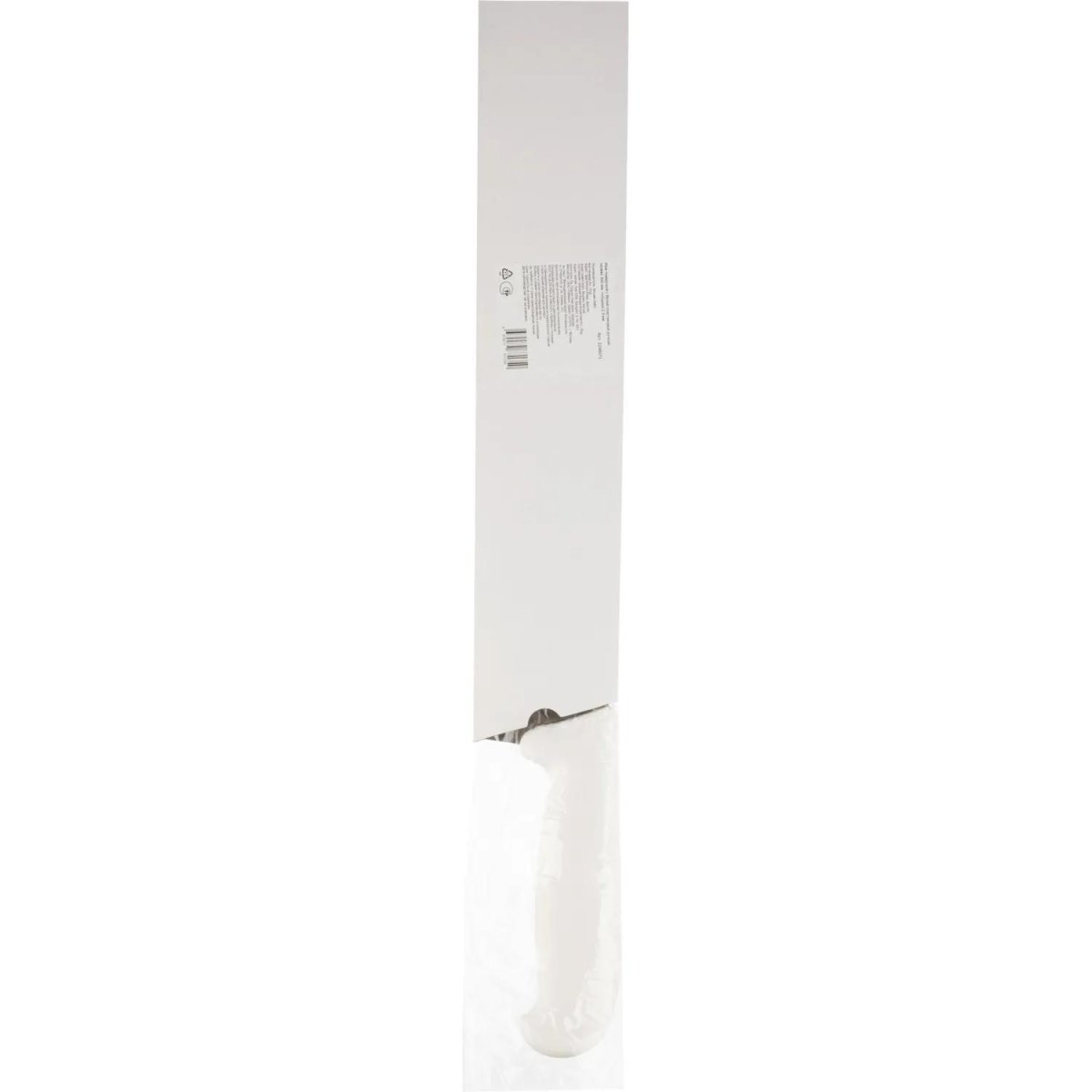 Нож поварской лез 300 мм  толщ 2 мм  3Cr13  белая пластиковая ручка