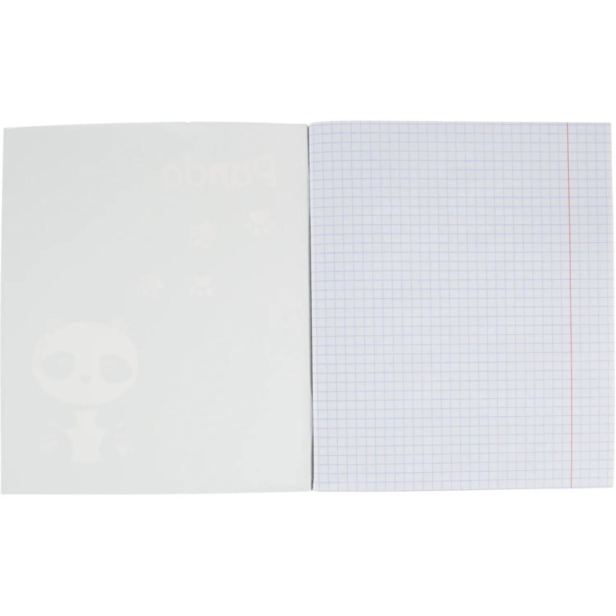 Тетрадь общая А5 96л Panda,клет,скреп., ВД-лак