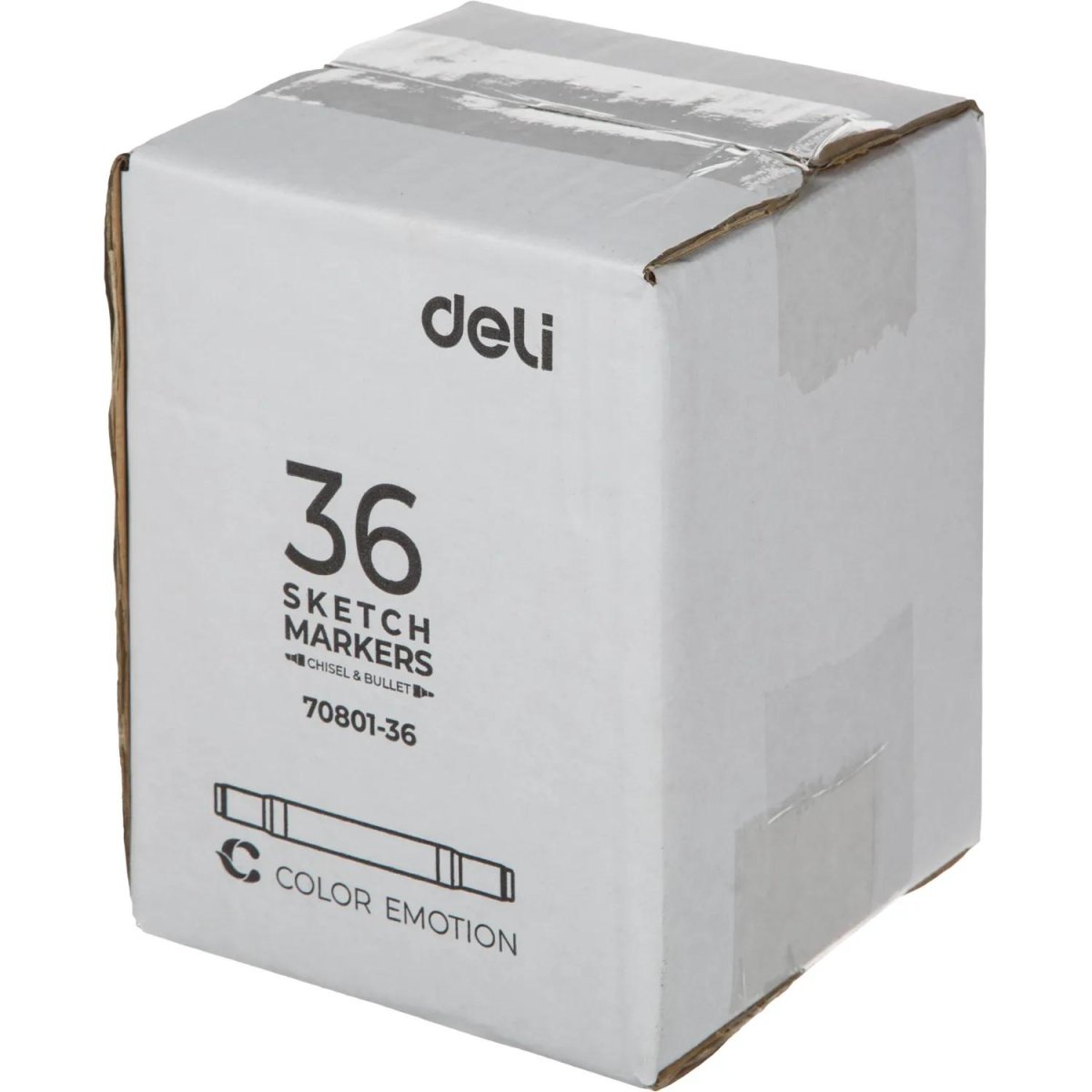 Набор маркеров для скетчинга Deli E70801-36 36цв/наб. двухстор