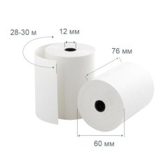 Ролики для касс из офсета 76мм (диам.60,вт.12) 10шт./уп