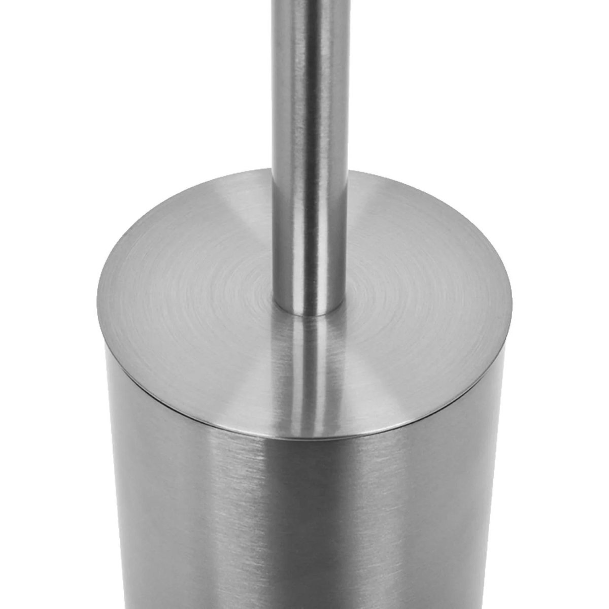 Ершик для унитаза Luscan закрытый с подст.,нержавеющ. сталь, серебристый