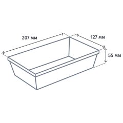 Контейнер (упаковка) ECO OPSALAD 800, крафт, 400шт/кор