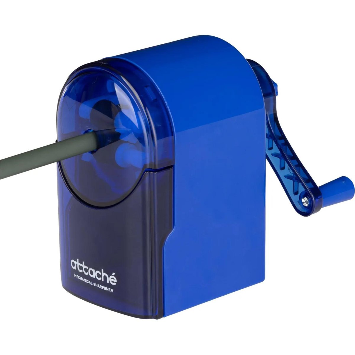 Точилка механическая Attache, синяя 60х110х101 мм
