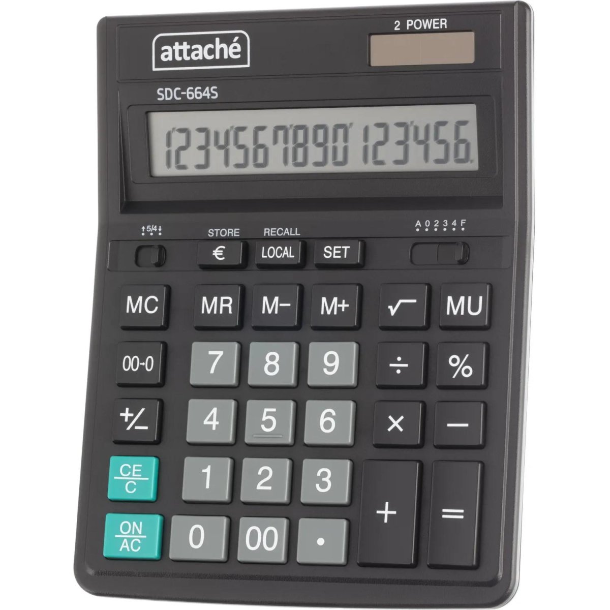 Калькулятор настольный  Attache SDC-664S 16-разрядный черный 206х158х33мм