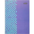 Бизнес-тетрадь А4 60л Attache Греция Голубой/Фиолет клет, 65г, греб, ВД-лак