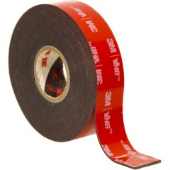 Клейкая лента 3M VHB монтажная универсальная, сверхсильная, черная 19ммх3м