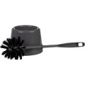 Ершик для унитаза AZUR с подставкой Мини, сер. с черн. Щетиной