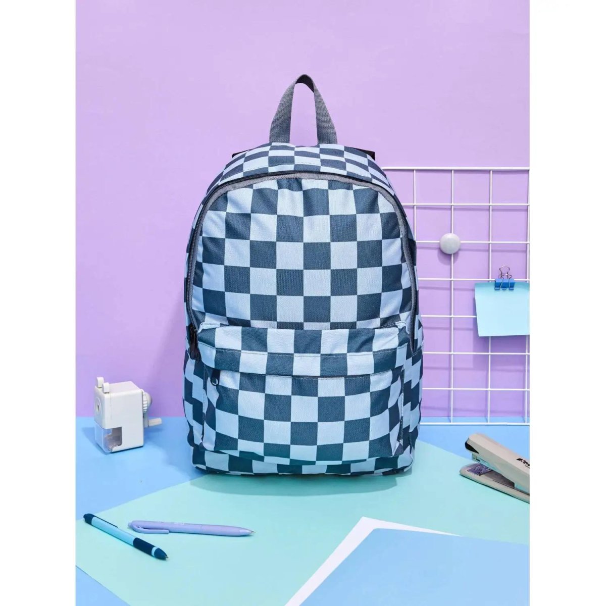 Рюкзак школьный Комус Класс  Light Шахматка,, 1 отд