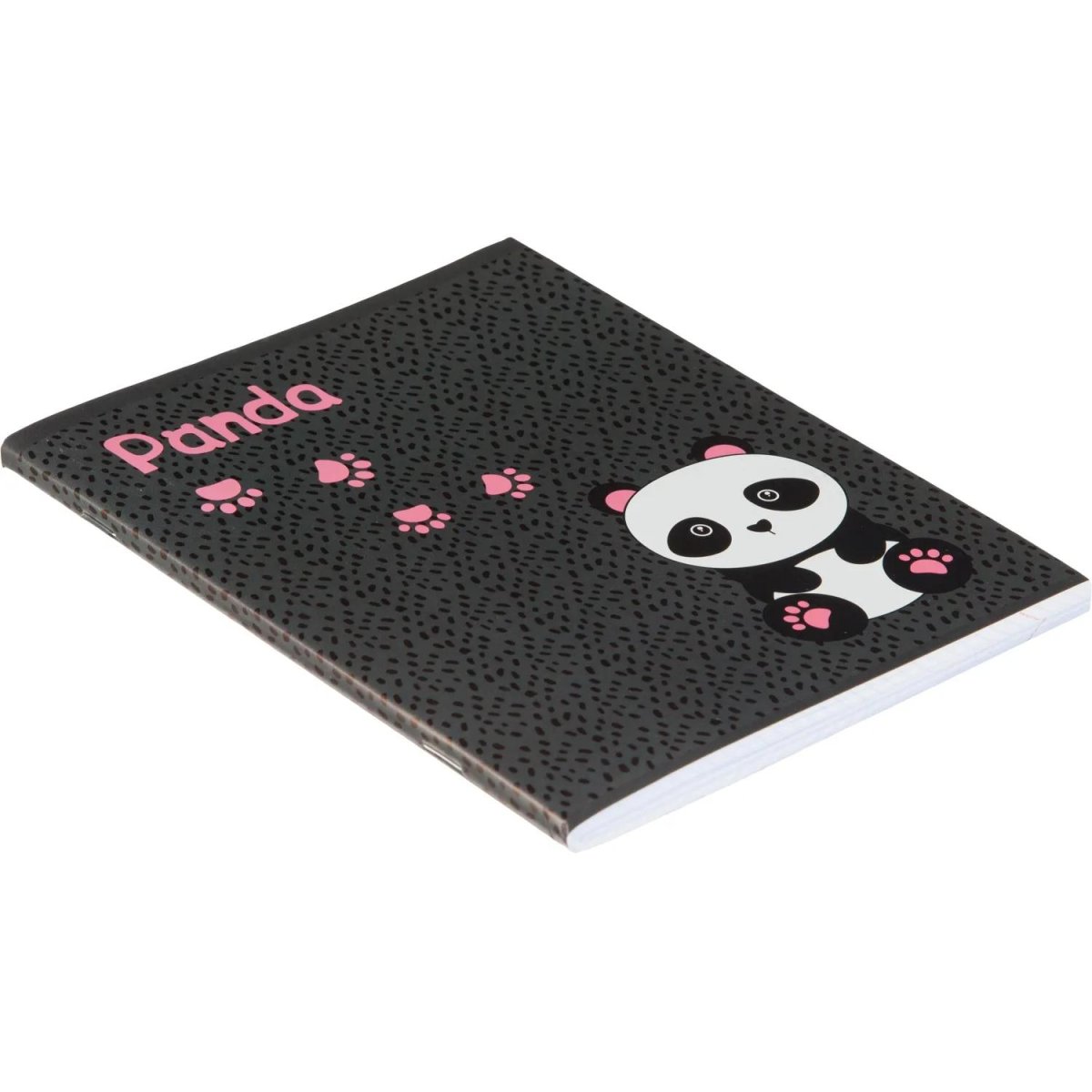 Тетрадь общая А5 96л Panda,клет,скреп., ВД-лак
