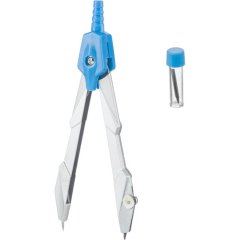 Готовальня Attache 2пр/наб,циркуль 122мм,синий,блистер,европодв