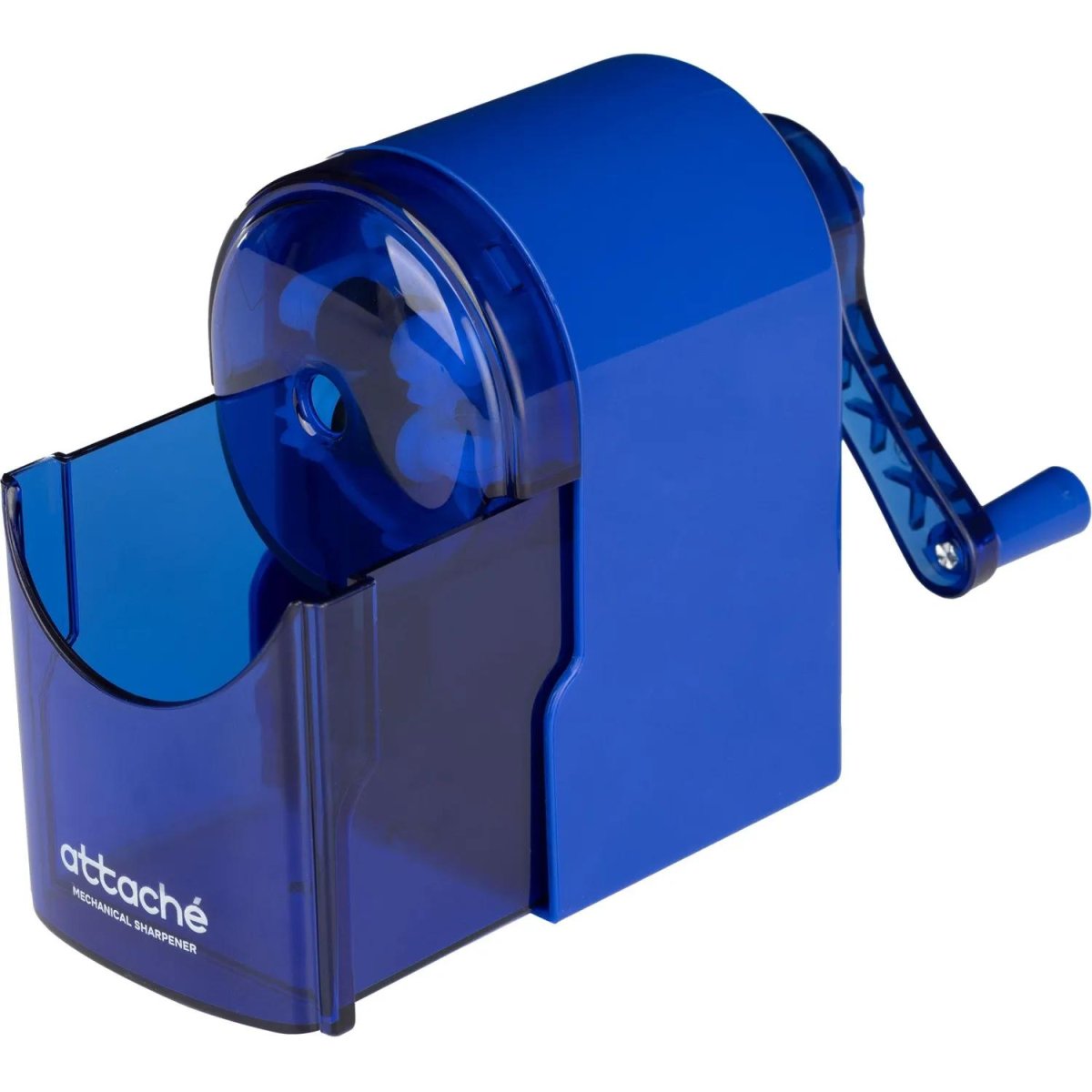 Точилка механическая Attache, синяя 60х110х101 мм