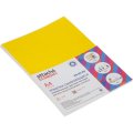 Этикетки самоклеящиеся 210х297мм желтая 1шт/л А4 50л/уп