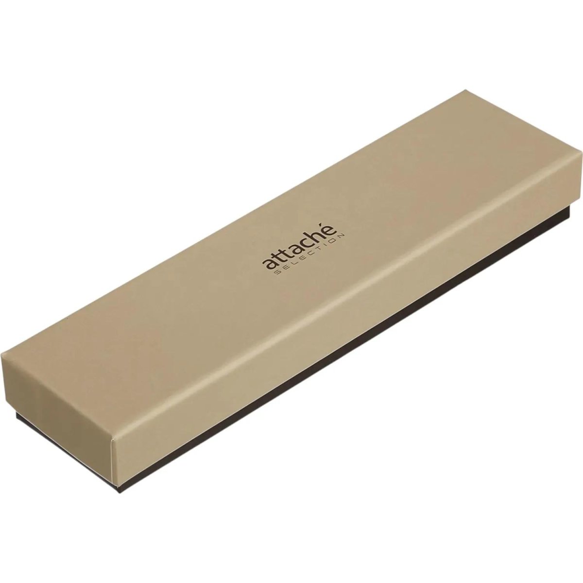 Ручка шариковая  Attache Selection, корп.черный,  стерж.синий, автом