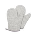 Набор кух. (рукавица стег.18х28см -2шт), рогожка, 160г/м2, Рант серый