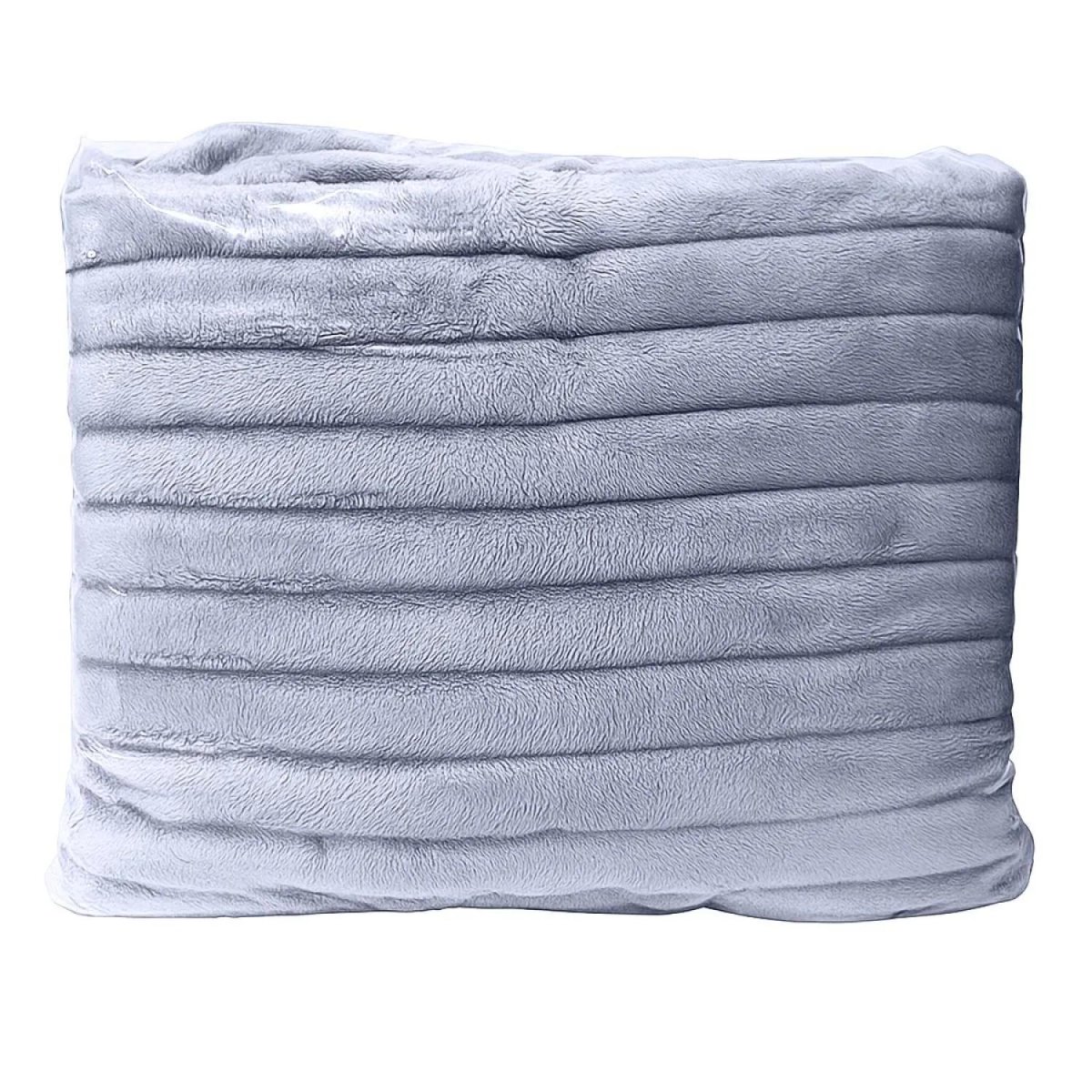 Покрывало 200х220 BRAVO Family велсофт Волна г/к №57 серебро в пакете