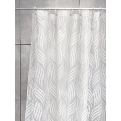 Штора для ванной с принтом Узоры, 180х180см