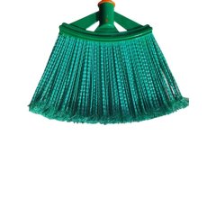 Метла плоская пластиковая с черенком (ширина рабочей части 38 см)