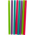 Трубочка для коктейлей прямая 210мм, d12 мм, цвет в ассорт., 250шт/уп