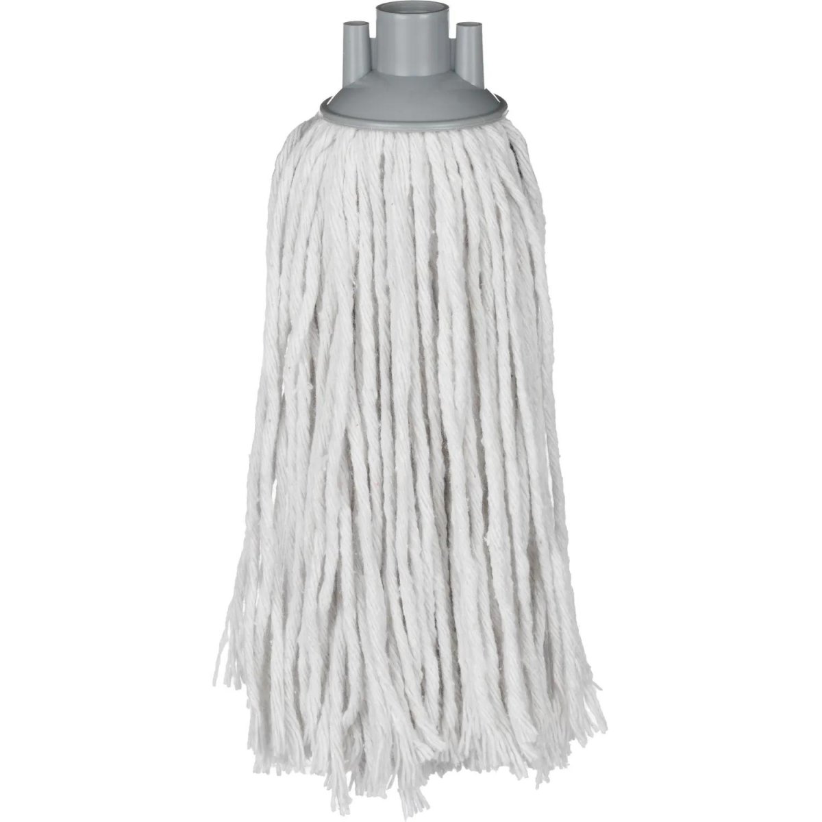 Швабра веревочная для пола 28x15 см,ПП,хлопок,метал,120cm;серый